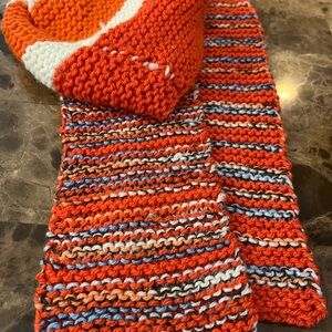Vibrant Striped Kids Scarf